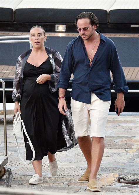 Pregnant Chloe Green flaunts growing baby bump alongside 